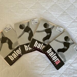 Lot of 4 pairs of Balera Dancewear girls tights